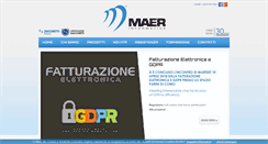 Desktop Screenshot of maer.it